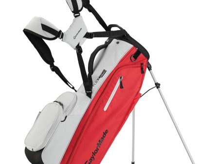 TaylorMade Flextech Stand Bag - Silver Red Online Sale