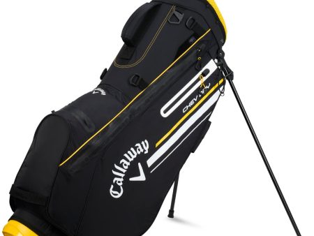 Callaway Chev Dry Waterproof Stand Bag - Black Golden Rod Online