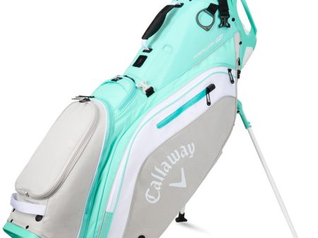 Callaway Fairway 14 Stand Bag - Aqua White Silver Heather Sale