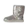 UGG Classic Short Cosmos Sequin Silver Gold Boots - Women s Hot on Sale