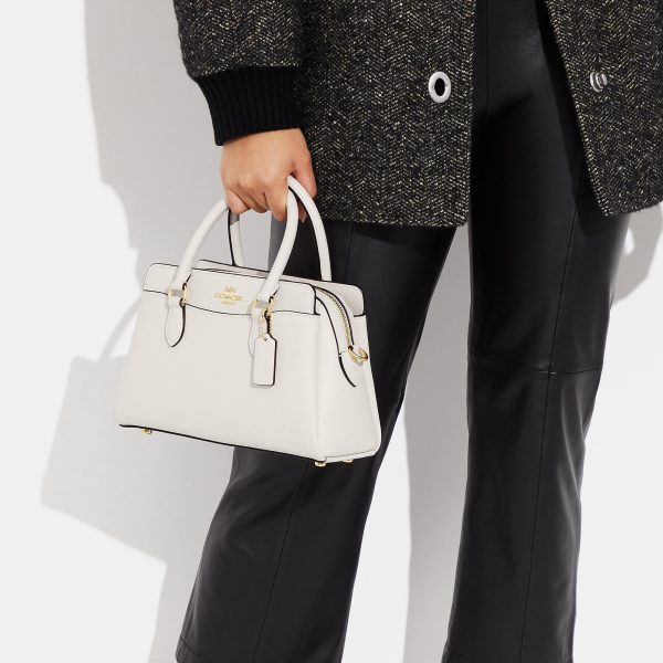 Coach Outlet Mini Darcie Carryall With Signature Canvas Detail Sale