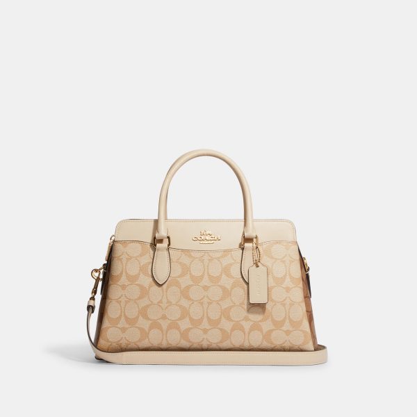 Coach Outlet Darcie Carryall In Blocked Signature Canvas Online Sale