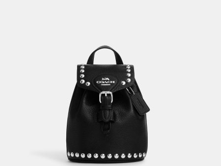 Coach Outlet Amelia Convertible Backpack With Rivets Discount