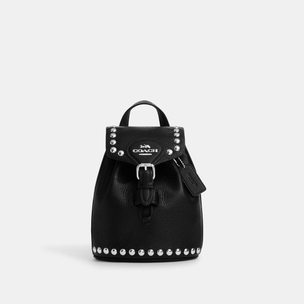 Coach Outlet Amelia Convertible Backpack With Rivets Discount