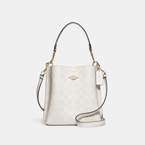 Coach Outlet Mollie Bucket Bag 22 In Signature Canvas Fashion