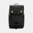 Coach Outlet Track Backpack In Signature Canvas on Sale