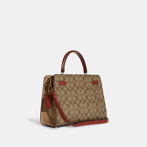 Coach Outlet Lane Carryall In Colorblock Signature Canvas Discount