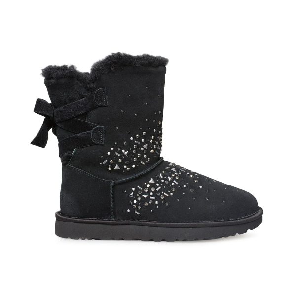 UGG Classic Galaxy Bling Short Black Boots - Women s For Discount