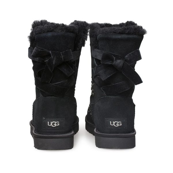 UGG Classic Galaxy Bling Short Black Boots - Women s For Discount