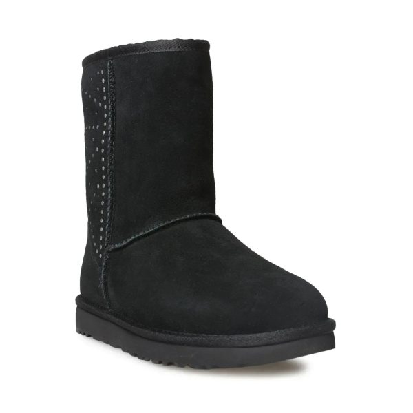 UGG Classic Short Studded Black Boots - Women s For Discount