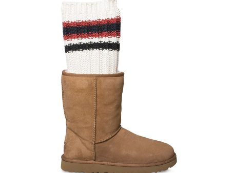 UGG Sacai Knit Classic Short II Chestnut Boots - Women s Cheap