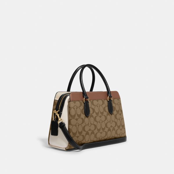 Coach Outlet Darcie Carryall In Colorblock Signature Canvas Sale