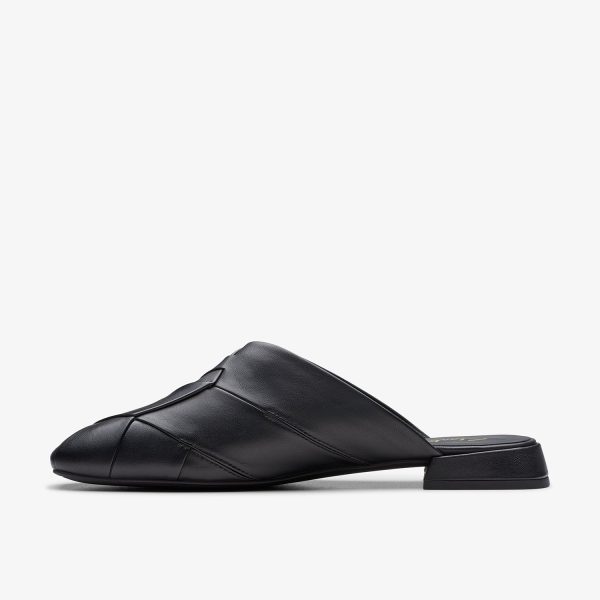 Womens - Ubree15 Woven Black Leather For Cheap