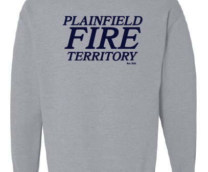 30 Plainfield Fire Crew Neck Fleece SG Navy PFT Sale