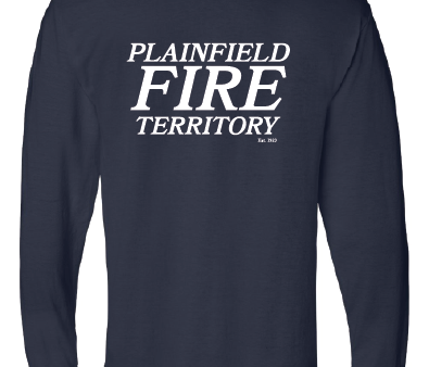 14 Plainfield Fire Long Sleeve Dri Fit or 50 50 N White PFT Fashion