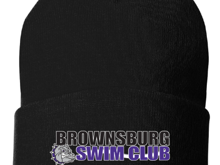 Brownsburg Swim Club Beanie Black Online Sale