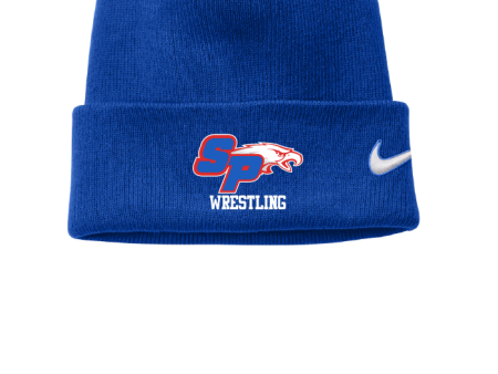 South Putnam Wrestling Beanie Blue Fashion