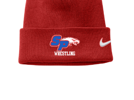 South Putnam Wrestling Beanie Red Fashion