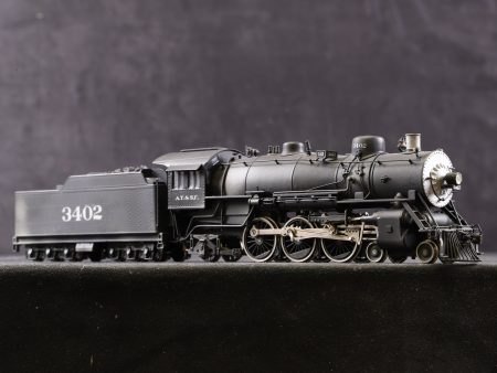 AHM HO Brass AT&SF 4-6-2 Class 3400  3402  Steam Locomotive, Weathered Cheap