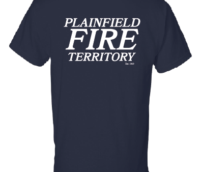 06 Plainfield Fire TShirt 50 50 or Dri Fit N White PFT For Cheap