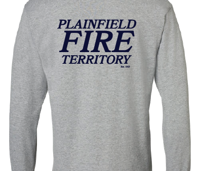 16 Plainfield Fire Long Sleeve Dri Fit or 50 50 SG Silver Navy PFT Online Sale