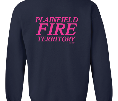 28 Plainfield Fire Crew Neck Fleece N Pink PFT For Sale