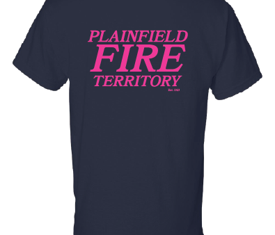 05 Plainfield Fire TShirt 50 50 or Dri Fit N Pink PFT Sale