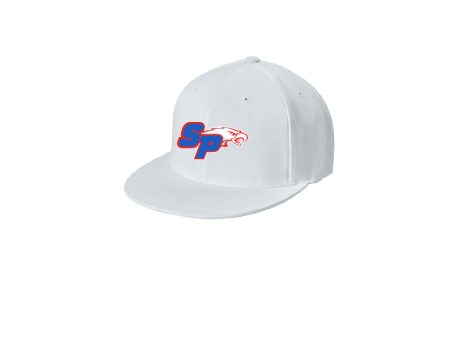 South Putnam White Flat Bill Flex Fit Hat Supply