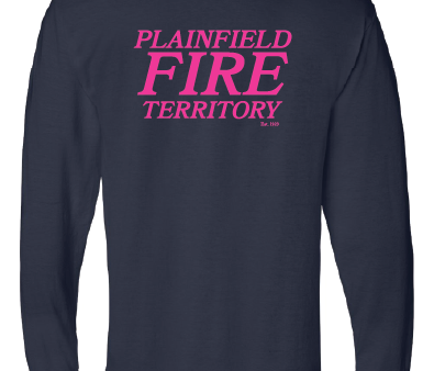 13 Plainfield Fire Long Sleeve Dri Fit or 50 50 N Pink PFT Discount