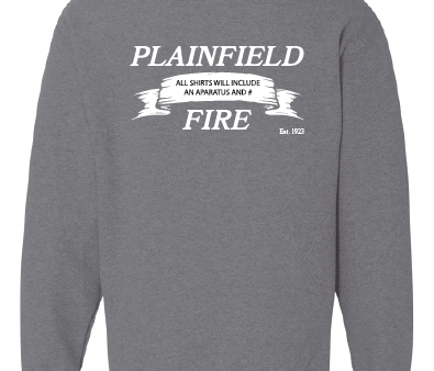 29 Plainfield Fire Crew Neck Fleece SG Banner Online Hot Sale